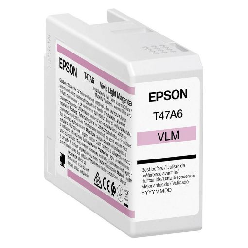 Εικόνα της Μελάνι Ultrachrome Pro 10 Epson T47A6 Vivid Light Magenta C13T47A600