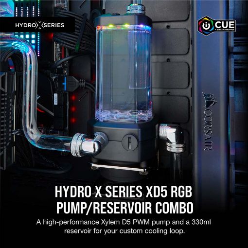 Εικόνα της Pump/Reservoir Corsair Hydro X XD5 RGB Black CX-9040005-WW