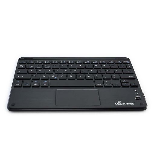 Εικόνα της Πληκτρολόγιο MediaRange Compact Wireless with 64 Keys and Touchpad Black MROS130-GR