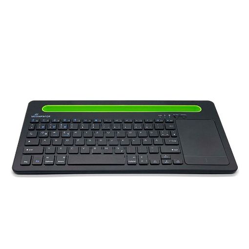 Εικόνα της Πληκτρολόγιο MediaRange Compact Wireless Multi-Pairing with 78 Keys and Touchpad Black MROS131-GR
