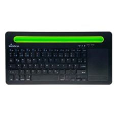 Εικόνα της Πληκτρολόγιο MediaRange Compact Wireless Multi-Pairing with 78 Keys and Touchpad Black MROS131-GR
