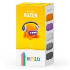 Εικόνα της Hey Clay Claymates - Muzon, Colorful Kids Modeling Air-Dry Clay, 5 Cans MAE001