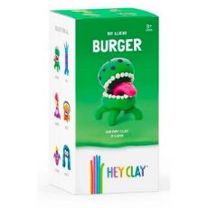 Εικόνα της Hey Clay Claymates - Burger, Colorful Kids Modeling Air-Dry Clay, 5 Cans MAE002