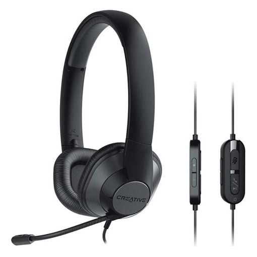 Εικόνα της Headset Creative ChatMax HS-720 v2 with Noise-Cancelling Condenser Mic Black 51EF0960AA000
