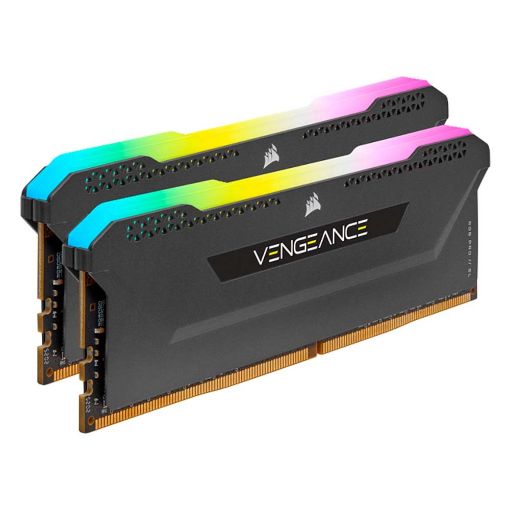 Εικόνα της Ram Corsair Vengeance RGB Pro SL 32GB (2 x 16GB) DDR4 3600MHz CL18 Black CMH32GX4M2D3600C18