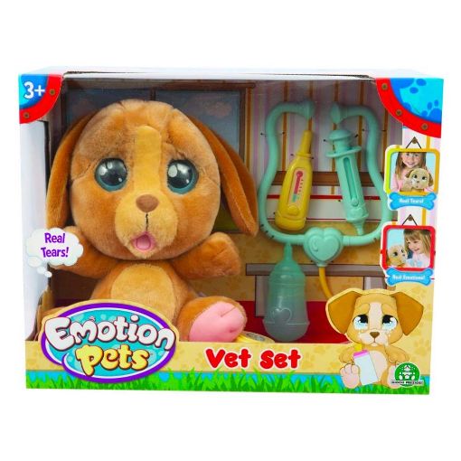 Εικόνα της Giochi Preziosi - Emotion Pets Λούτρινο Σκυλάκι Σετ Κτηνιάτρου MTM08000