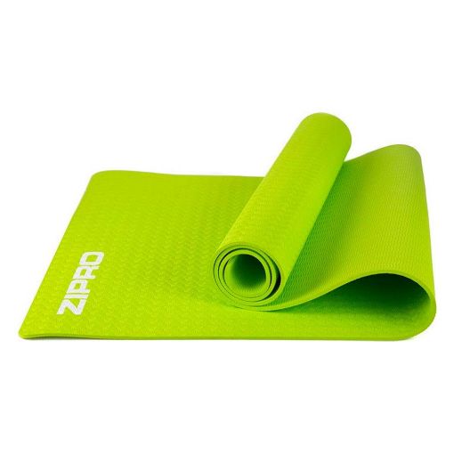 Εικόνα της Zipro - Yoga Mat TPE 6mm Lime Green 6413503