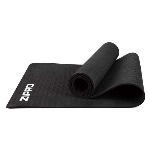 Εικόνα της Zipro - Yoga Mat TPE 6mm Black 6413502