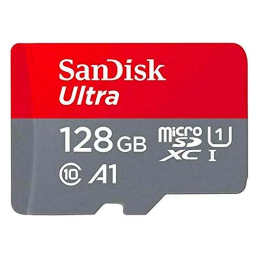 Εικόνα της Κάρτα Μνήμης MicroSDXC Class 10 Sandisk Ultra 128GB with SD Adapter SDSQUNR-128G-GN3MA