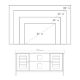 Εικόνα της Vasagle Ξύλινο Έπιπλο Τηλεόρασης 110 x 40 x 50 cm LTV43BX