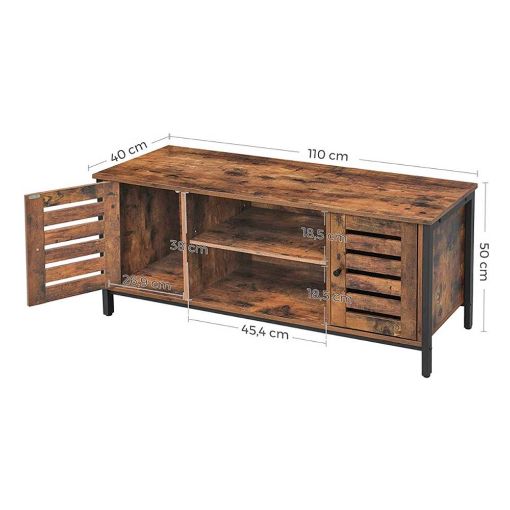 Εικόνα της Vasagle Ξύλινο Έπιπλο Τηλεόρασης 110 x 40 x 50 cm LTV43BX