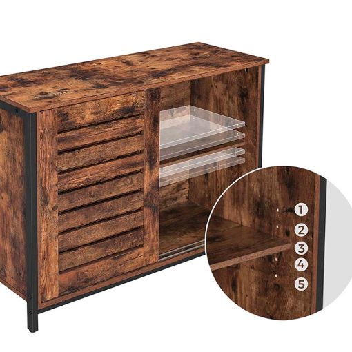 Εικόνα της Vasagle Μεταλλικός Μπουφές 100 x 35 x 70 cm LSC081B01