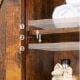 Εικόνα της Vasagle Μεταλλική Εταζέρα Μπάνιου με 4 Ράφια και 1 Ντουλάπι 64 x 24 x 171 cm BTS003B01