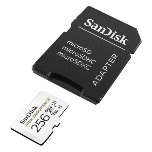 Εικόνα της Κάρτα Μνήμης MicroSDHC Class 10 Sandisk High Endurance 256GB U3 V30 SDSQQNR-256G-GN6IA