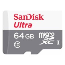 Εικόνα της Κάρτα Μνήμης MicroSDXC Class 10 Sandisk Ultra 64GB SDSQUNR-064G-GN3MN