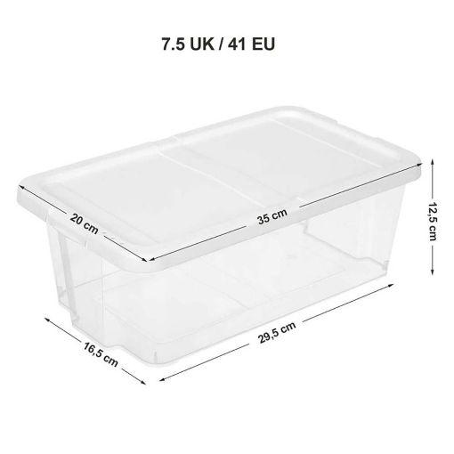 Εικόνα της Songmics Σετ Αποθηκευτικά Κουτιά 12 τμχ LSP12WT