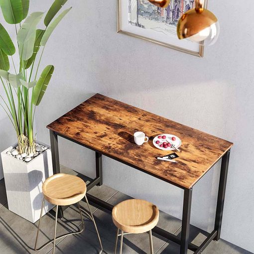 Εικόνα της Vasagle Μεταλλικό Τραπέζι-Bar 120 x 60 x 90 cm LBT91X