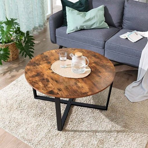 Εικόνα της Vasagle Μεταλλικό Τραπέζι Σαλονιού 88 x 47 cm LCT88X