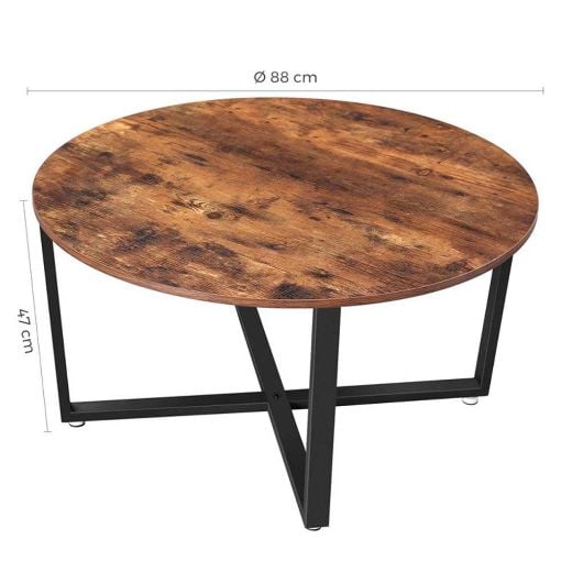 Εικόνα της Vasagle Μεταλλικό Τραπέζι Σαλονιού 88 x 47 cm LCT88X