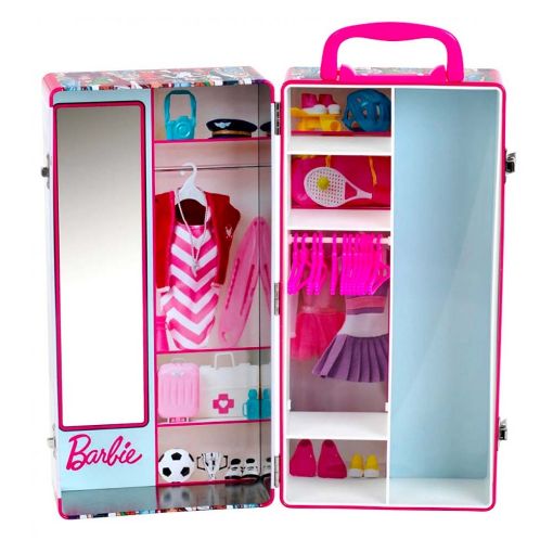 Εικόνα της Klein - Ντουλάπα Ρούχων Barbie με Κρεμάστρες 5801