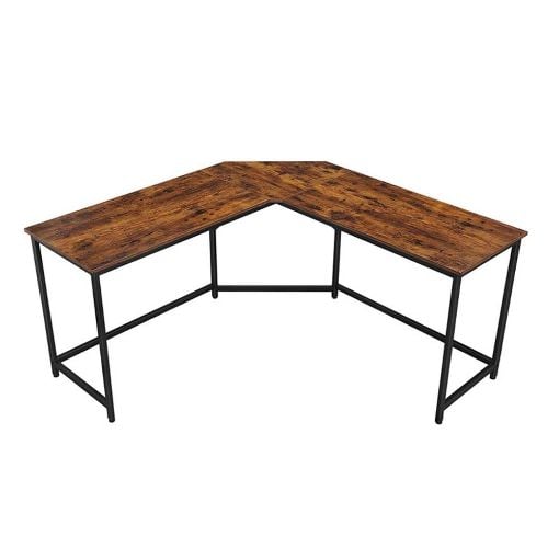 Εικόνα της Vasagle Μεταλλικό Γωνιακό Γραφείο 149 x 149 x 75 cm LWD73X
