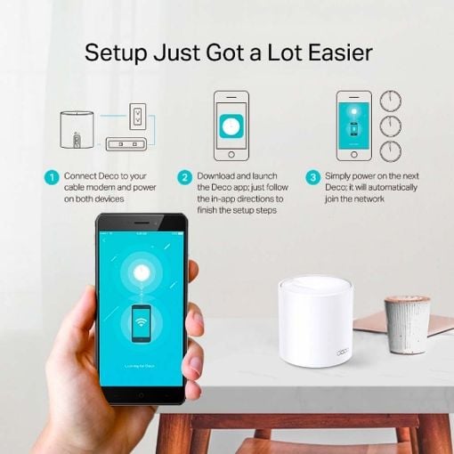 Εικόνα της Access Point Tp-Link Deco X50 AX3000 Whole Home Mesh WiFi 6 System