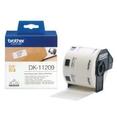 Εικόνα της Αυτοκόλλητες Ετικέτες Brother 29mm x 62mm Black on White DK11209