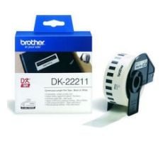 Εικόνα της Αυτοκόλλητες Ετικέτες Brother 29mm Continuous Film Black on White DK22211