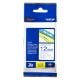 Εικόνα της Ταινία Ετικετογράφου Brother 8m x 12mm Gloss Blue On White TZE-233