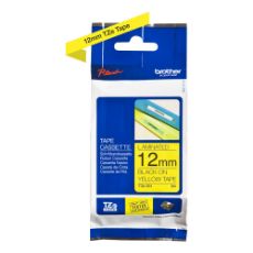 Εικόνα της Ταινία Ετικετογράφου Brother 8m x 12mm Black On Yellow TZE-631