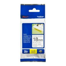 Εικόνα της Ταινία Ετικετογράφου Brother 8m x 18mm Strong Adhesive Black on White TZES241