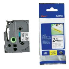 Εικόνα της Ταινία Ετικετογράφου Brother 8m x 24mm Strong Adhesive Black on White TZES251