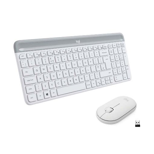 Εικόνα της Πληκτρολόγιο-Ποντίκι Logitech MK470 Wireless White US 920-009205