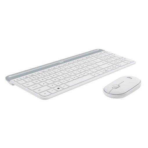 Εικόνα της Πληκτρολόγιο-Ποντίκι Logitech MK470 Wireless White US 920-009205