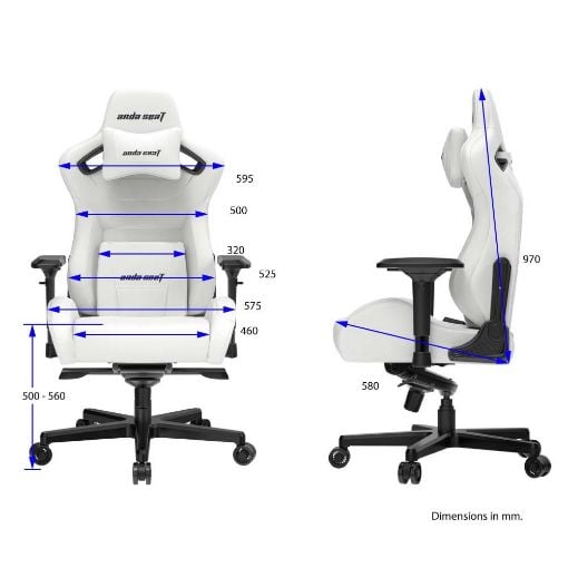 Εικόνα της Gaming Chair Anda Seat AD12 XL Kaiser II White AD12XL-07-W-PV-W01