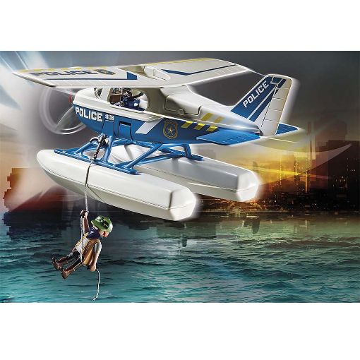 Εικόνα της Playmobil City Action - Καταδίωξη Λαθρέμπορου από Αστυνομικό Υδροπλάνο 70779
