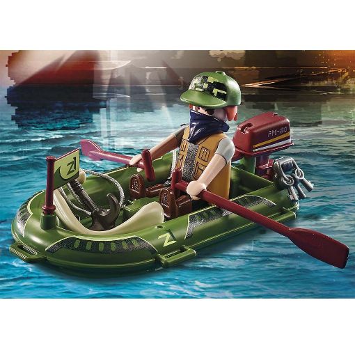 Εικόνα της Playmobil City Action - Καταδίωξη Λαθρέμπορου από Αστυνομικό Υδροπλάνο 70779