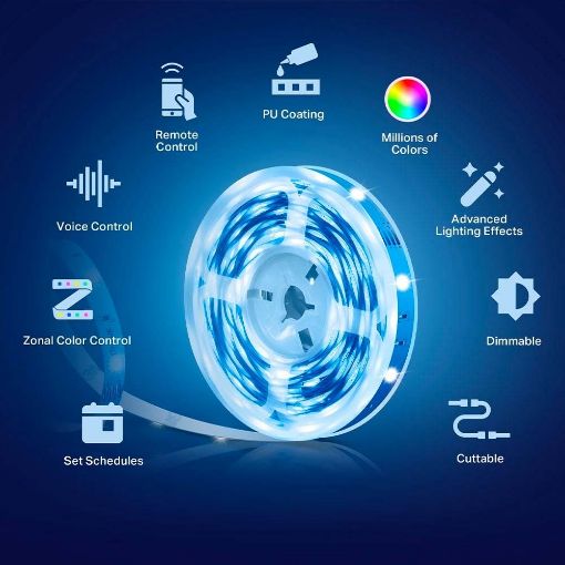 Εικόνα της TP-Link Tapo L920-5 Smart Wi-Fi Light Strip Multicolor 5m