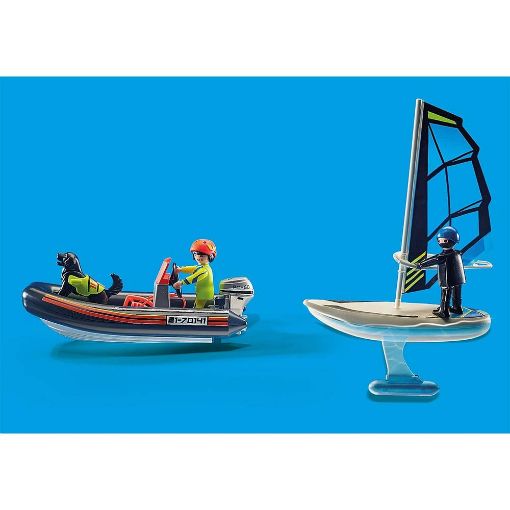 Εικόνα της Playmobil City Action - Διάσωση Ιστιοφόρου με Φουσκωτό Σκάφος 70141