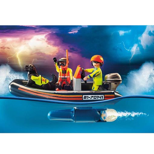 Εικόνα της Playmobil City Action - Διάσωση Ιστιοφόρου με Φουσκωτό Σκάφος 70141