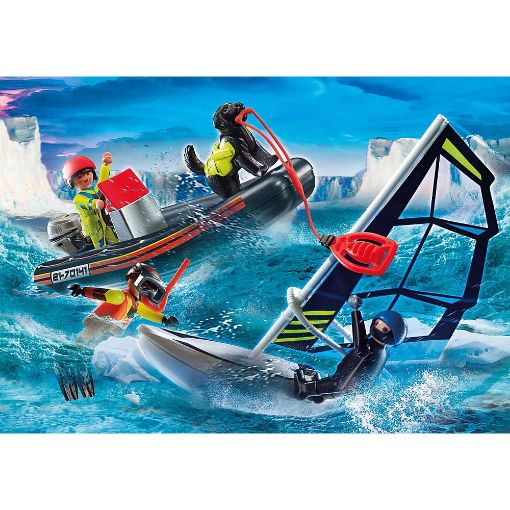 Εικόνα της Playmobil City Action - Διάσωση Ιστιοφόρου με Φουσκωτό Σκάφος 70141