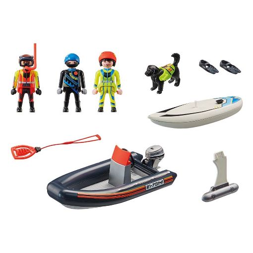 Εικόνα της Playmobil City Action - Διάσωση Ιστιοφόρου με Φουσκωτό Σκάφος 70141