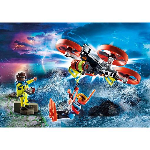 Εικόνα της Playmobil City Action - Επιχείρηση Διάσωσης Δύτη με Drone 70143