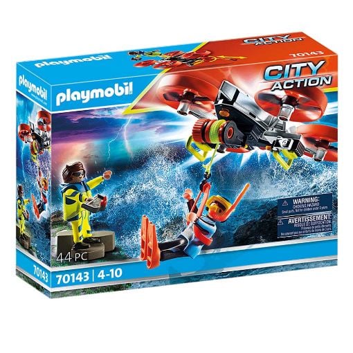 Εικόνα της Playmobil City Action - Επιχείρηση Διάσωσης Δύτη με Drone 70143