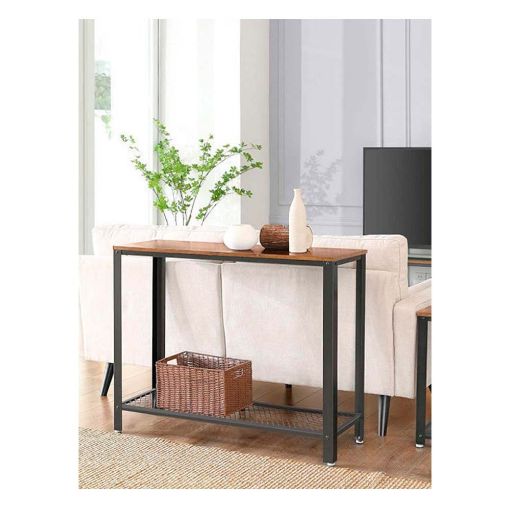 Εικόνα της Vasagle Μεταλλική Κονσόλα 101.5 x 35 x 80 cm LNT80X