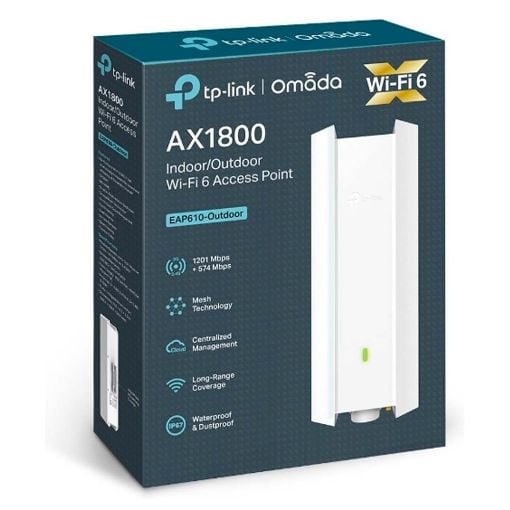 Εικόνα της Access Point TP-Link EAP610-Outdoor v3 AΧ1800 Indoor-Outdoor WiFi 6 Dual Band POE