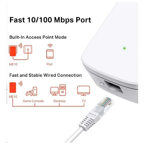 Εικόνα της Range Extender Mercusys ME10 N300 10/100Mbps