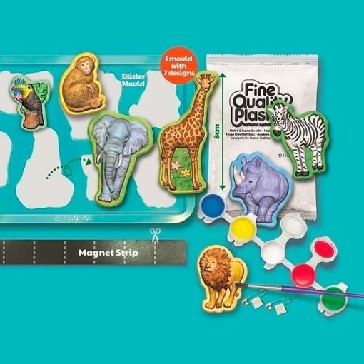 Εικόνα της 4M Toys - Κατασκευή Άγρια Ζώα Μαγνητάκια & Καρφίτσες 4M0575