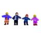 Εικόνα της Tooky Toy - Ξύλινο Κουκλόσπιτο με Ανθρωπάκια & Aξεσουάρ TKB867