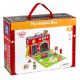 Εικόνα της Tooky Toy - Ξύλινο Σετ Σταθμός Πυροσβεστικής Βαλιτσάκι TY203